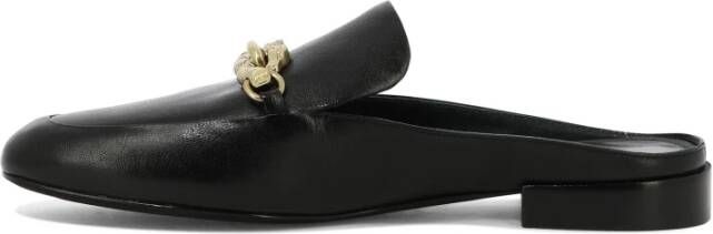 TORY BURCH Leren Jessa Pantoffels Black Dames