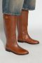 TORY BURCH Leren laarzen Brown Dames - Thumbnail 2