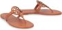 TORY BURCH Leren sandalen voor warm weer Bruin Dames - Thumbnail 11