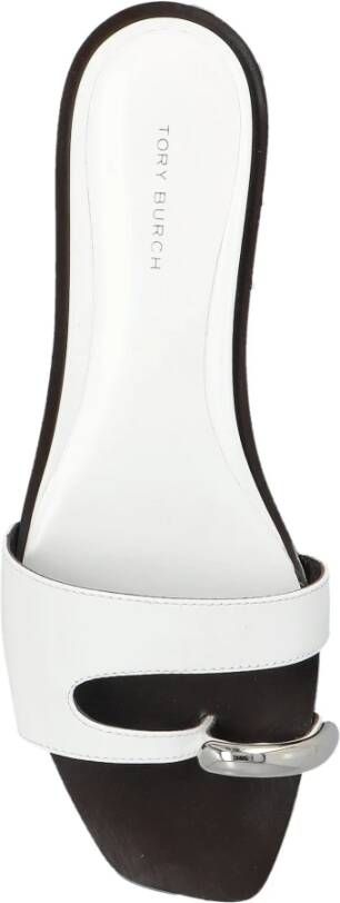 Tory Burch Leren Slippers