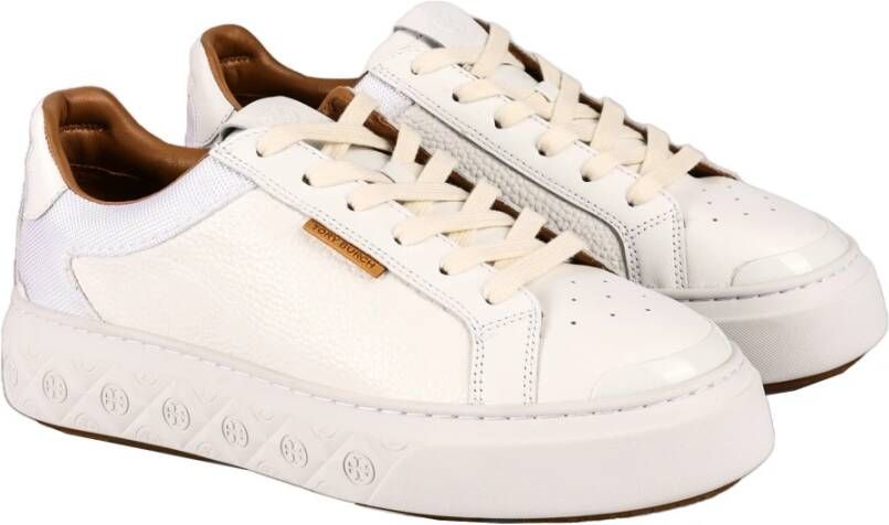 TORY BURCH Leren Sneakers White Dames