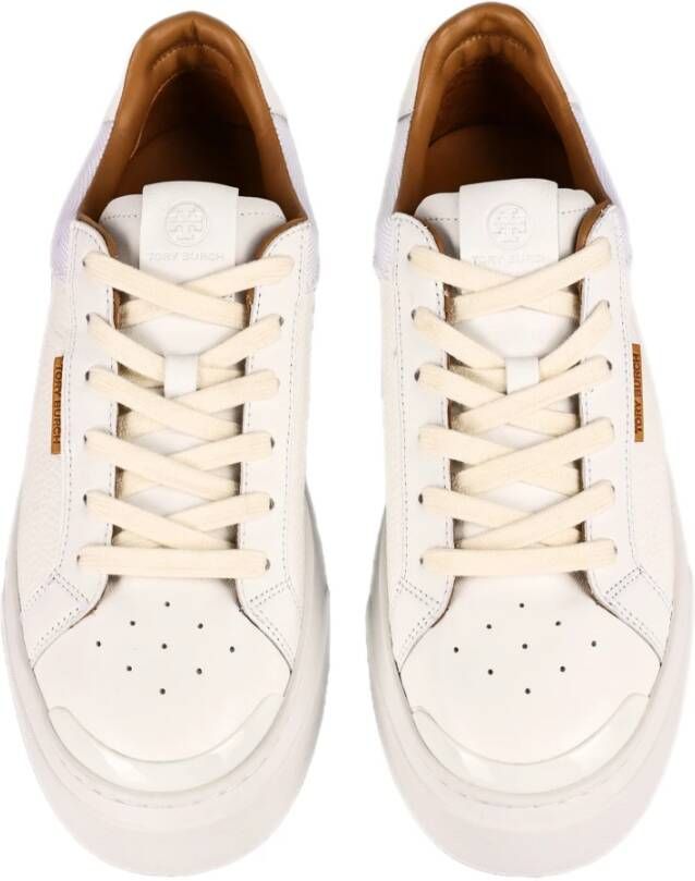 TORY BURCH Leren Sneakers White Dames