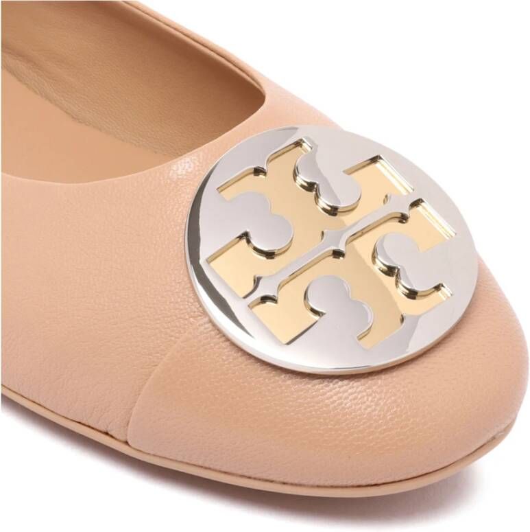 Tory Burch Licht Zand Claire Ballerina Schoenen