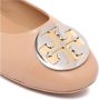 Tory Burch Licht Zand Claire Ballerina Schoenen - Thumbnail 2