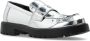TORY BURCH Metallic Eco Leren Loafers Ronde Neus Gray Dames - Thumbnail 4
