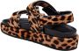 TORY BURCH Sandalen Leopard Print Leather Kira Sandal in bruin - Thumbnail 5