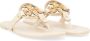 TORY BURCH Metal Miller Soft Cream Flip Flops Beige Dames - Thumbnail 2