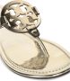Tory Burch Metallic Sandalen met Uitgesneden Logo - Thumbnail 2