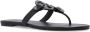 TORY BURCH Zwarte Casual Open Platte Sandalen Black Dames - Thumbnail 4