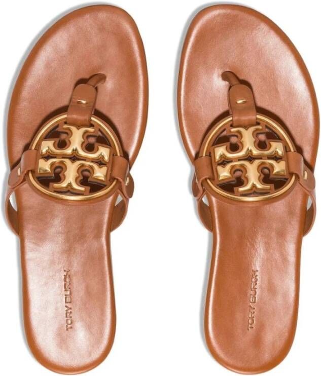 Tory Burch Miller Soft Metal Logo Sandaal