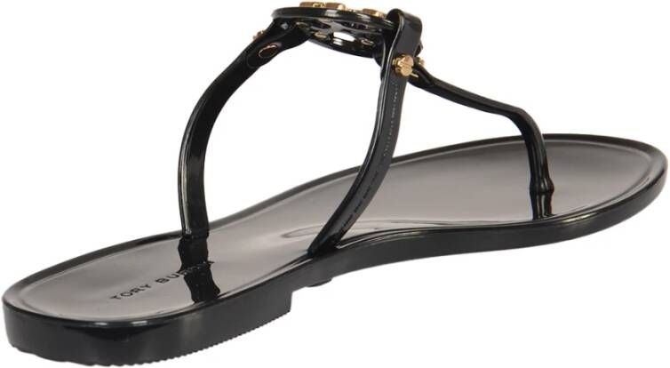 Tory Burch Miller jelly sandalen dames metaal rubberrubber 10 Zwart - Foto 5