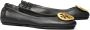 Tory Burch Minnie ballerina's Zwart - Thumbnail 8