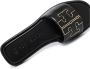 TORY BURCH Double T Sport Slide Dames zomer sliders Zwart Dames - Thumbnail 10