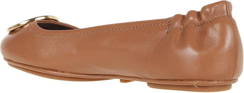 TORY BURCH Metallic Ballerina's voor Vrouwen Brown Dames