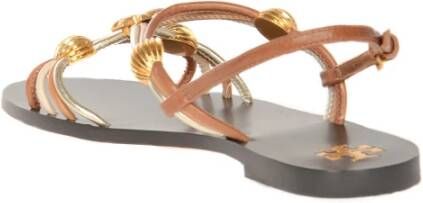 TORY BURCH Platte sandalen Beige Dames