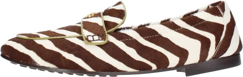 TORY BURCH Platte schoenen Bruin Multicolor Dames