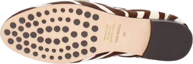TORY BURCH Platte schoenen Bruin Multicolor Dames