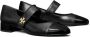 TORY BURCH Platte schoenen met dubbel T-motief Black Dames - Thumbnail 4