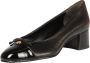 TORY BURCH Zwarte leren strikdetail middelhakpompen Black Dames - Thumbnail 6