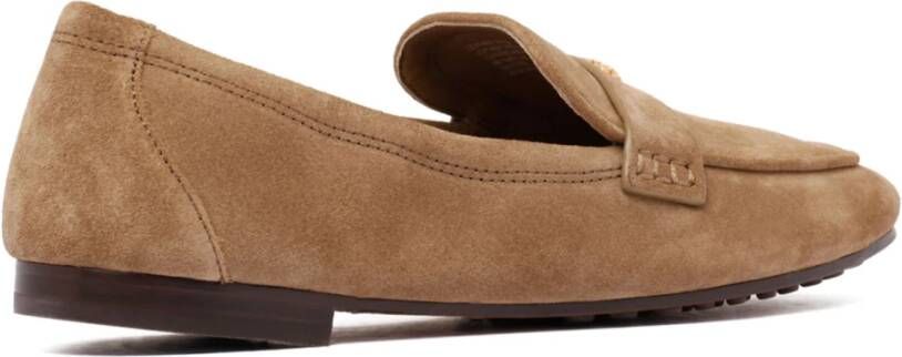 Tory Burch River Rock Suede Double T Ballet Loafer - Foto 7
