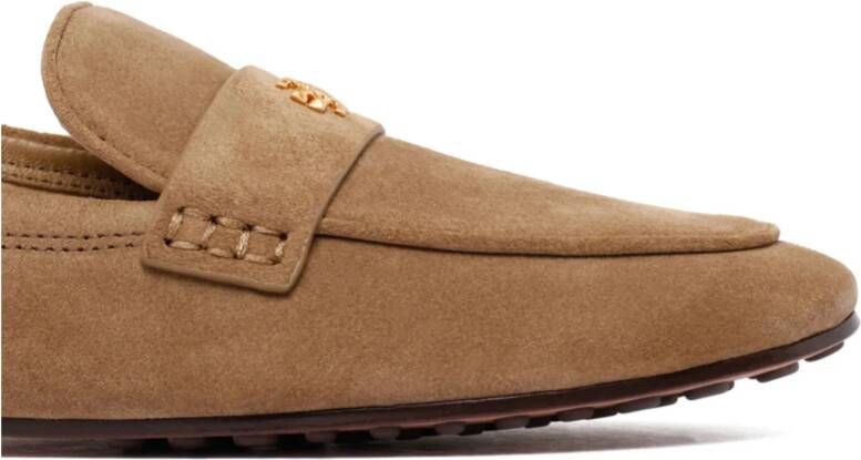 Tory Burch River Rock Suede Double T Ballet Loafer - Foto 8