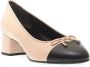 TORY BURCH Beige Zwarte Pumps Elegant Stijl Beige Dames - Thumbnail 2