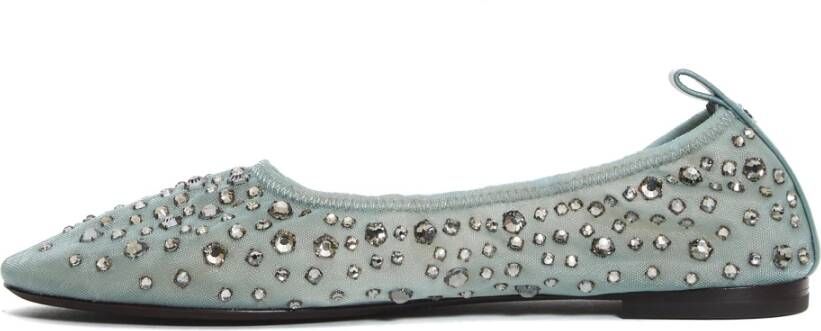 Tory Burch Rhinestone Ballerina Mesh Schoenen