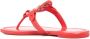 Tory Burch Rode Instap Sandalen Open Teen - Thumbnail 2