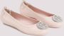 TORY BURCH Roze Leren Ballerina Schoenen Pink Dames - Thumbnail 3