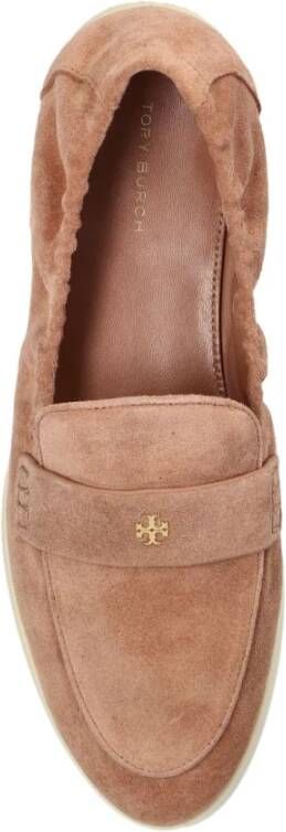 Tory Burch Roze Ronde Neus Platte Schoenen
