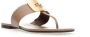 TORY BURCH Chique Beige Leren Sandalen Beige Dames - Thumbnail 2