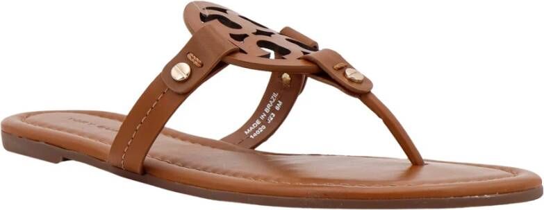 TORY BURCH Gezellige huisslippers voor vrouwen Brown Dames