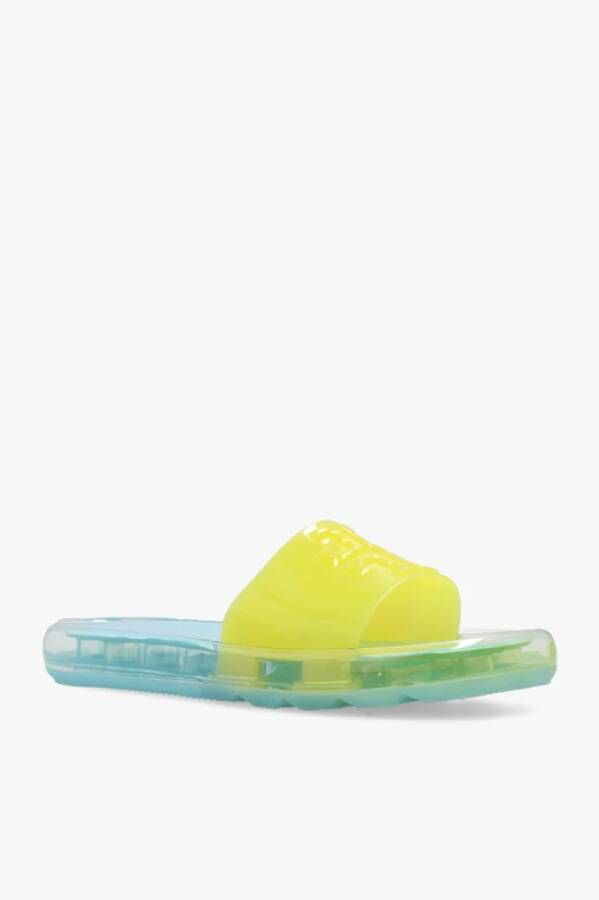 TORY BURCH Bubble Jelly Slides met Gradiënteffect Geel Dames