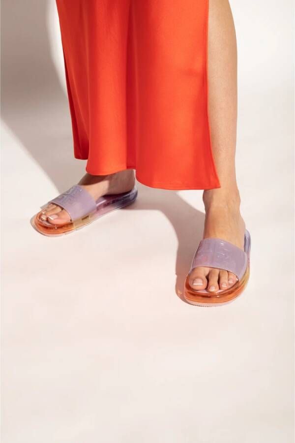 TORY BURCH Bubble Jelly slides Paars Dames
