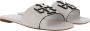 TORY BURCH Witte Sandaal Regular Fit Geschikt voor Warm Klimaat 100% Leer White Dames - Thumbnail 3