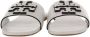 TORY BURCH Witte Sandaal Regular Fit Geschikt voor Warm Klimaat 100% Leer White Dames - Thumbnail 4