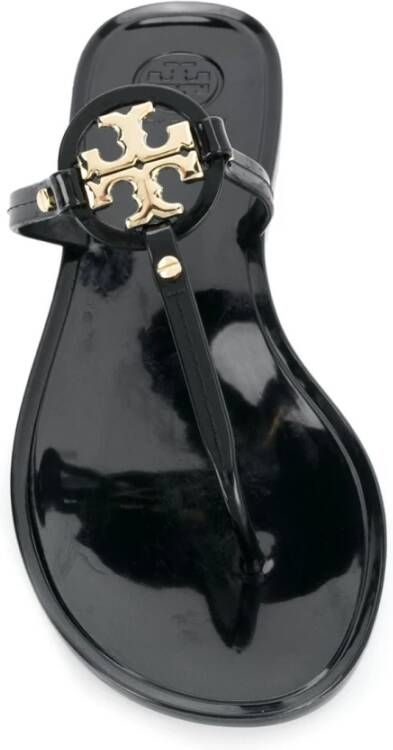 Tory Burch Miller jelly sandalen dames metaal rubberrubber 10 Zwart - Foto 6