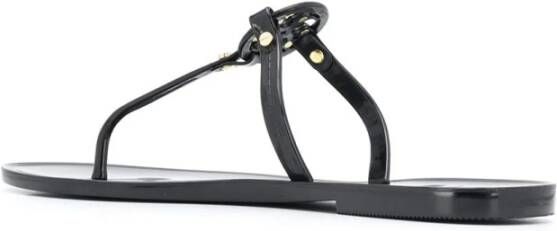 Tory Burch Miller jelly sandalen dames metaal rubberrubber 10 Zwart - Foto 7