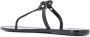 Tory Burch Miller jelly sandalen dames metaal rubberrubber 10 Zwart - Thumbnail 7