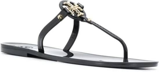 Tory Burch Miller jelly sandalen dames metaal rubberrubber 10 Zwart - Foto 8