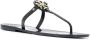 Tory Burch Miller jelly sandalen dames metaal rubberrubber 10 Zwart - Thumbnail 8