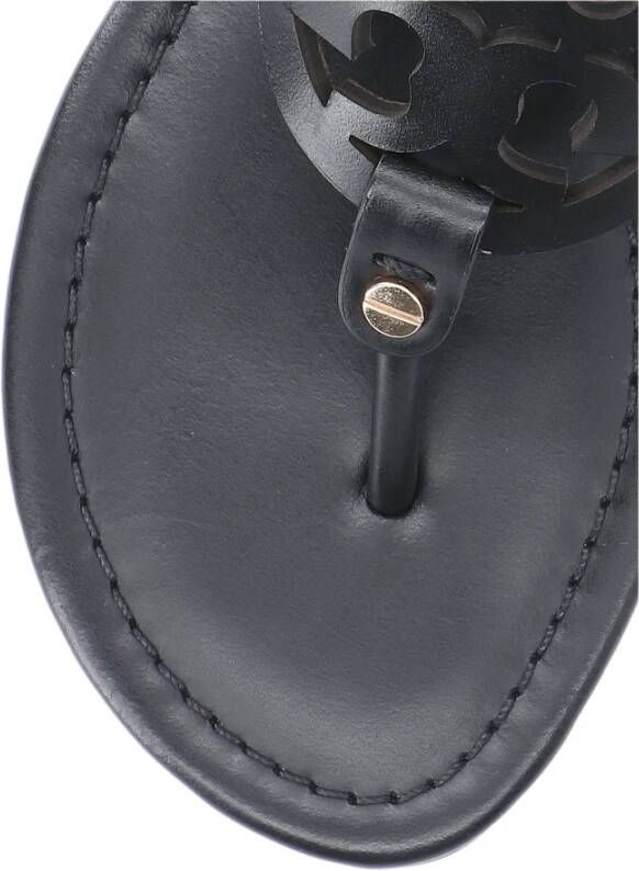 TORY BURCH Elegante zwarte platte schoenen Zwart Dames