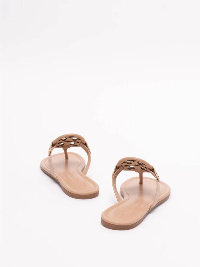 TORY BURCH Stijlvolle Miller Sliders in Licht Zand Beige Dames