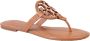 TORY BURCH Elegante Bruine Leren Sandalen Bruin Dames - Thumbnail 7