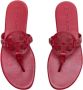 TORY BURCH Rode Leren Miller Flip Flops Rood Dames - Thumbnail 2