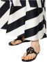 TORY BURCH Zwarte Casual Open Platte Sandalen Black Dames - Thumbnail 11