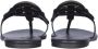 TORY BURCH Zwarte Leren Flip Flops voor Dames Zwart Dames - Thumbnail 9