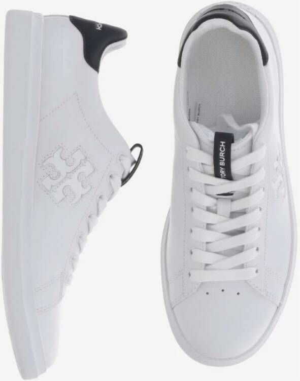 TORY BURCH Luxe Leren Sneakers Wit Dames