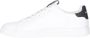 TORY BURCH Leren Court Sneakers Vetersluiting Platte Zool White Dames - Thumbnail 4
