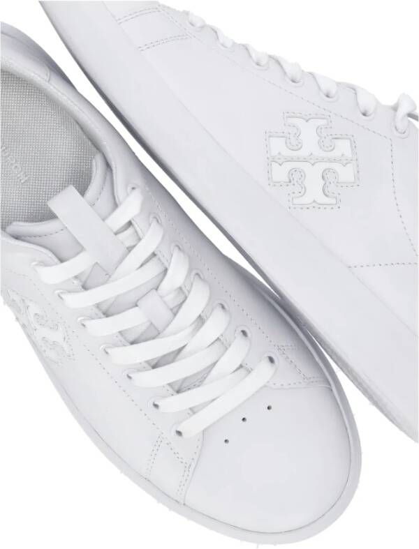 TORY BURCH Retro-geïnspireerde witte tennisschoenen White Dames - Foto 8